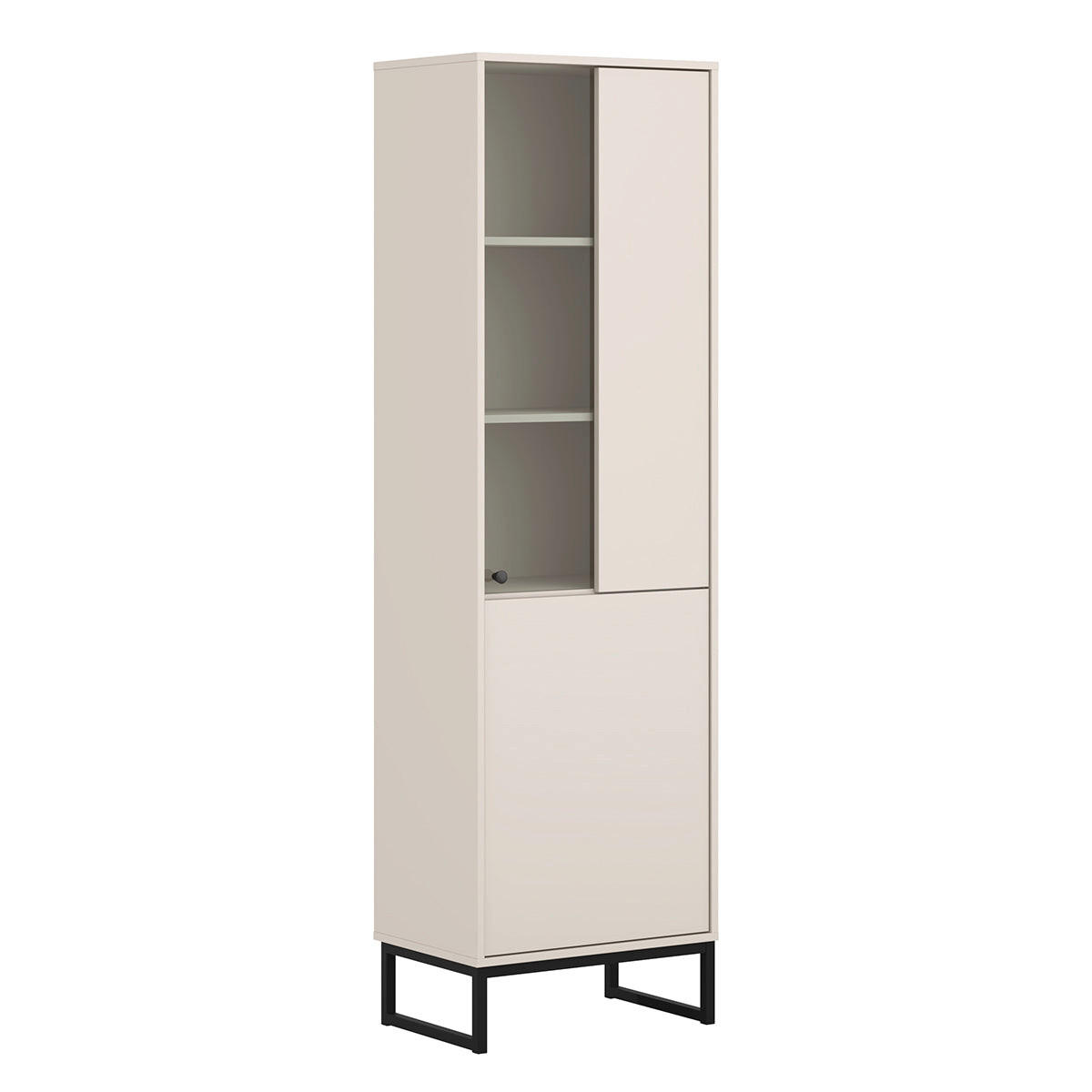 VITRINE Loa Kaschmir - Beige, Holzwerkstoff (53.5/180/36.5cm) - Petits-meubles