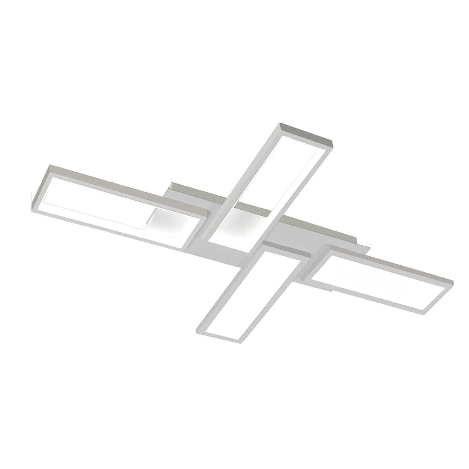 LED DECKENLEUCHTE Creglingen 82.7/54.5/5.6 - Weiß, Metall (82.7/54.5/5.6cm) - Nettlife