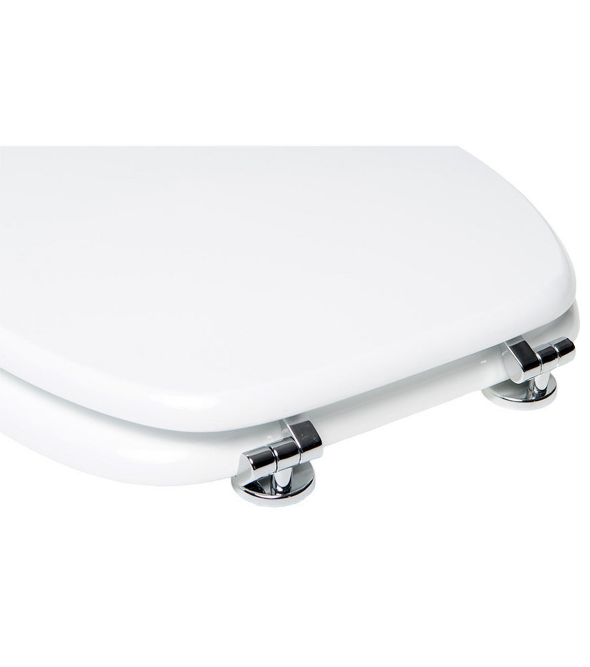 WC-SITZ Weiß - Weiß, Holzwerkstoff (38/6/47cm) - Sanilo