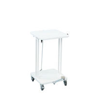 MÜLLEIMER Abfallsackständer Mit Deckel und Fußpedal 40 Liter 60 x 37 x 43 cm Weiß - Weiß, Metall (37/60/43cm) - PROREGAL