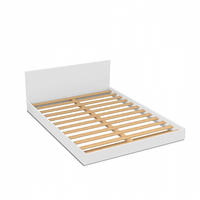 BETT LOFT MIT KOPFTEIL/ Bett 160x200 - Weiß - Weiß, Holzwerkstoff (160/200cm) - Weber Industries