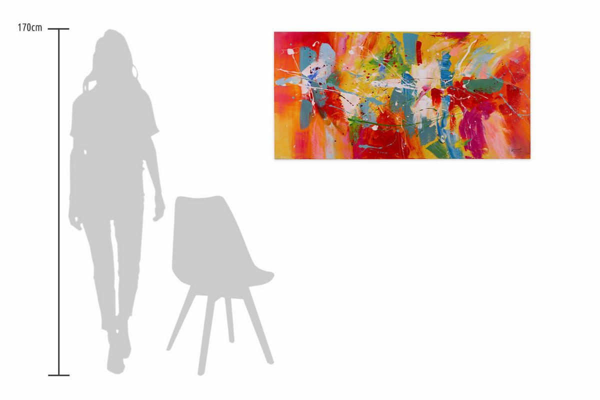 LEINWANDBILD 120/60 cm - Multicolor, Textil (120/60cm) - KUNSTLOFT