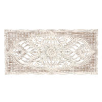 KOPFTEIL Mangoholz - Weiß, Holz (3/81/166cm) - Giner y Colomer