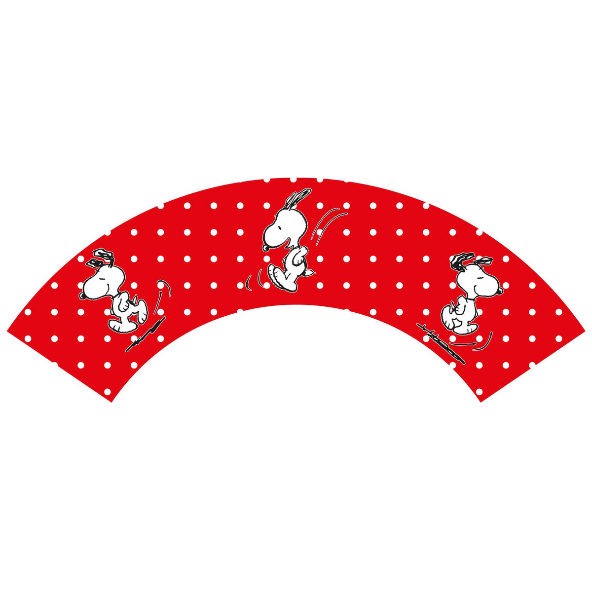MÜSLISCHALE The Peanuts Snoopy Rot 500 ml - Rot, Keramik (14cm) - United Labels