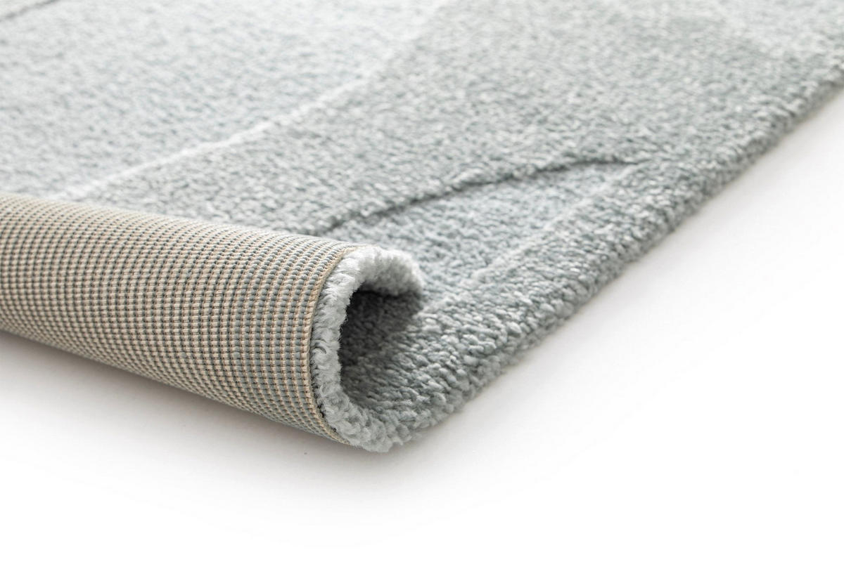 TEPPICH sehr weich mit Relief-Effekt blau - Blau, Textil (160/230cm) - AFK Living