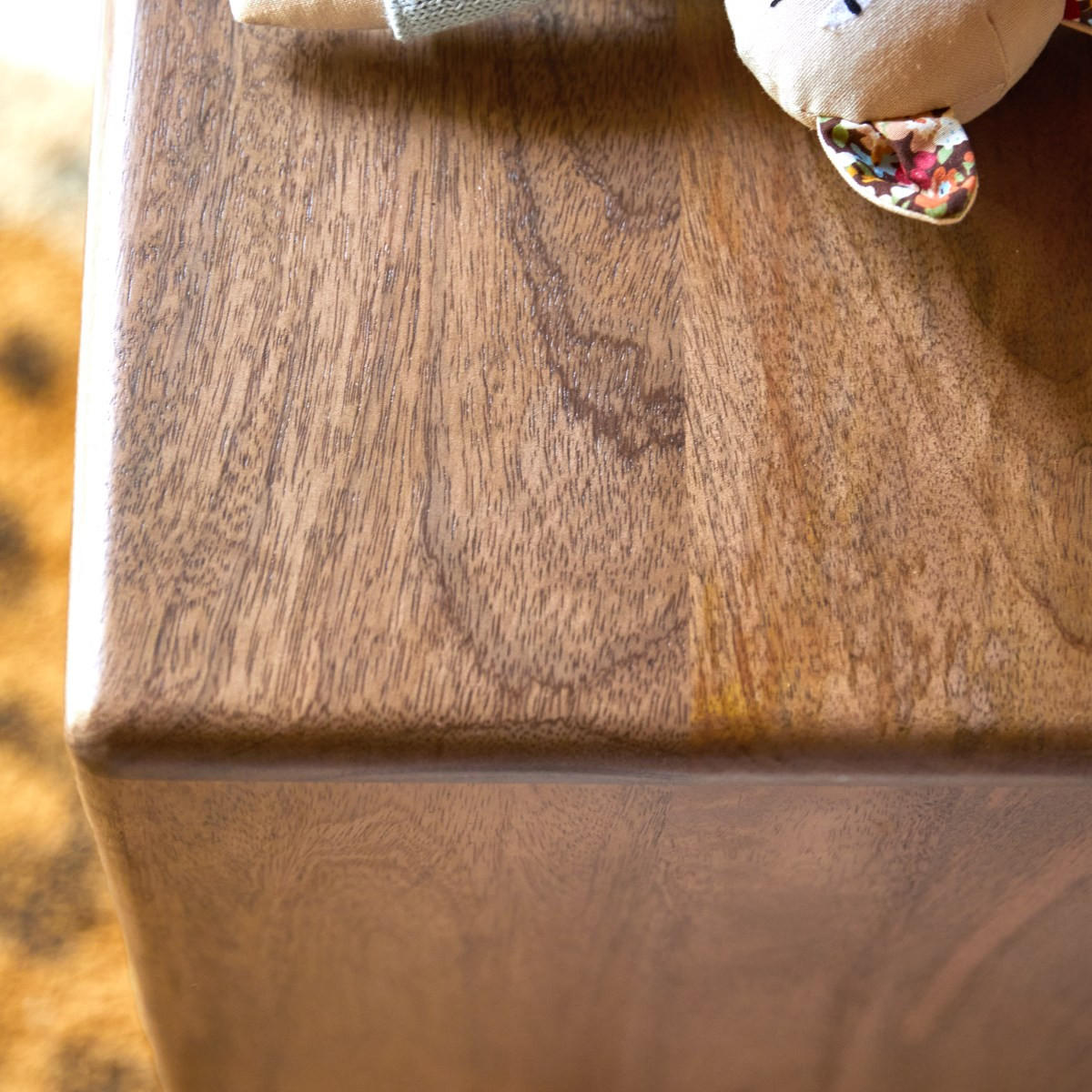 KINDER-NACHTTISCH Gabrielle Braun aus Mango - Braun, Holz (45/63/40cm) - Tikamoon