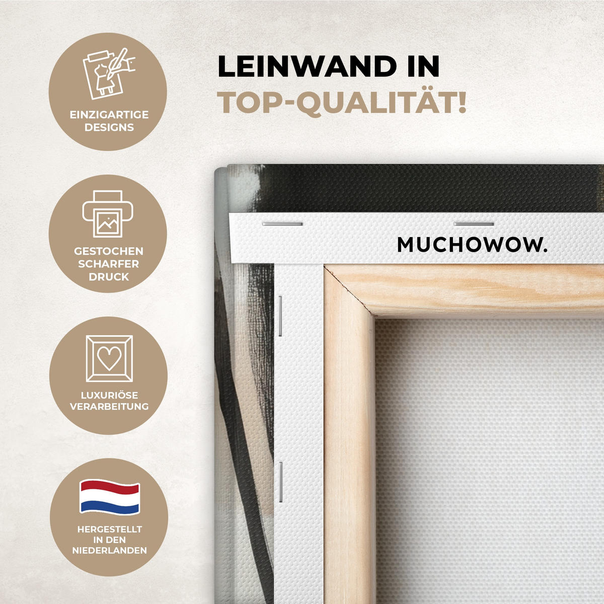 LEINWANDBILD Farbe - Abstrakt - Farben 60x80 cm - Currygelb, Textil (60/80cm) - MuchoWow