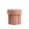 SITZPOUF Curtea Orange Ø42/43 cm - Orange, Holz (42/43/42cm) - Light & Living