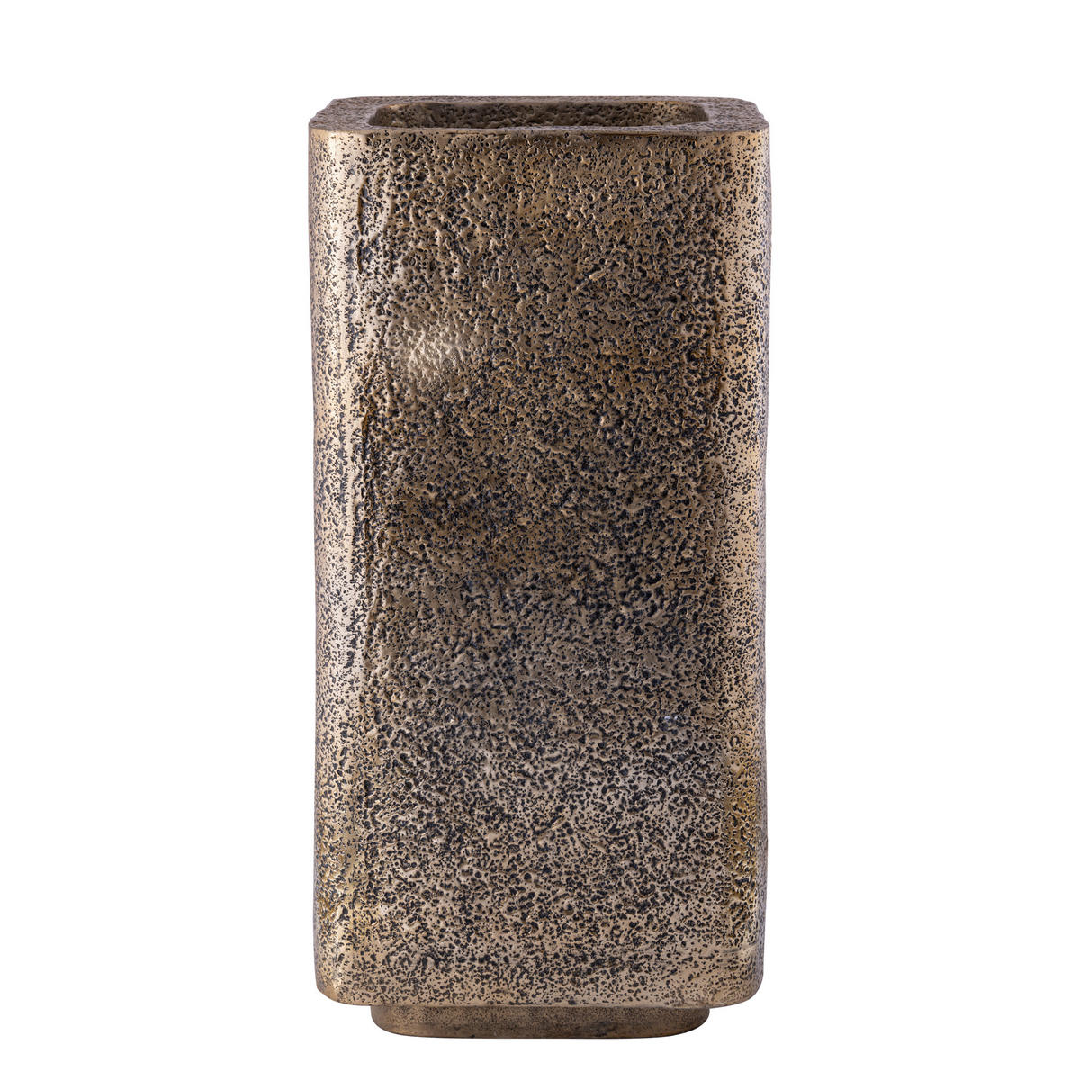 TOPF Indira Gold 48/48/99cm 2er-Set - Goldfarben, Metall (99cm) - PTMD Collection