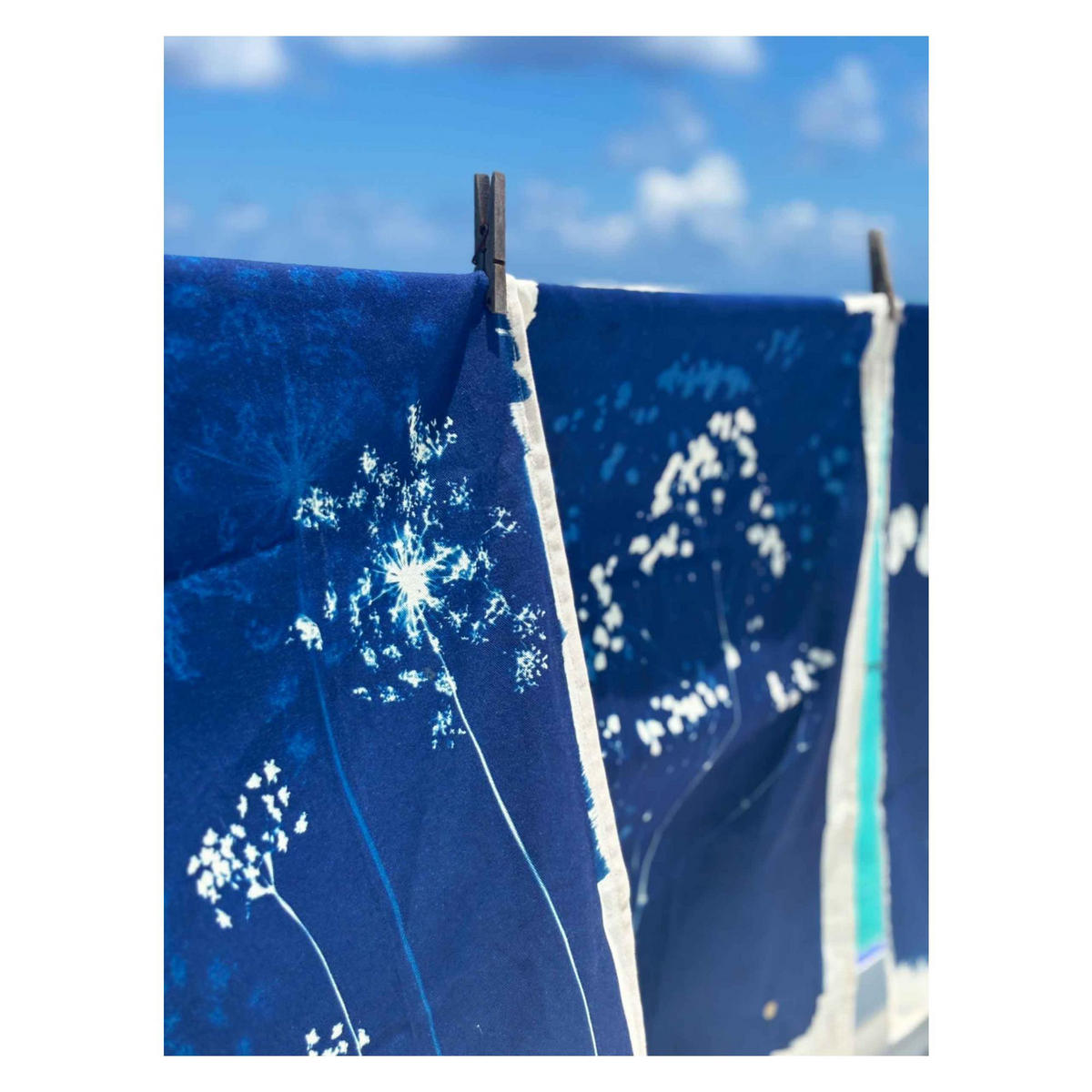 KÜCHENTUCH Gypso blau 50 x 70 cm - Blau, Textil (70/50cm)