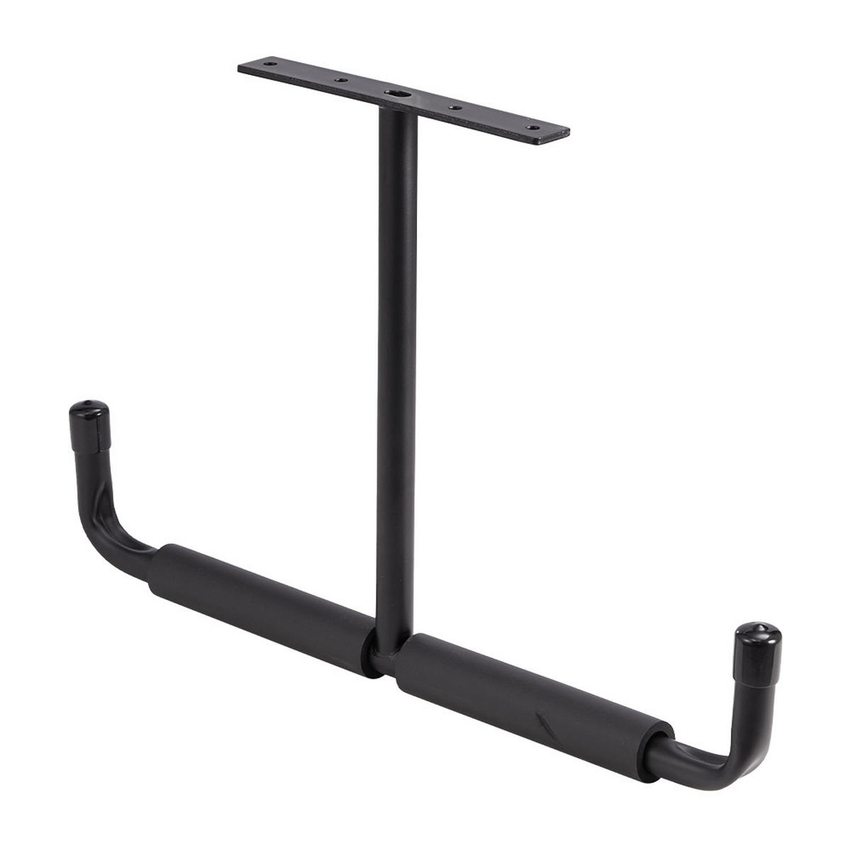 DECKENHAKEN 4 Stück T-förmige in Schwarz Vielseitig einsetzbar Belastbarkeit 43,5 x 29 cm - Schwarz, Metall (29/1/43.5cm) - Livingandhome