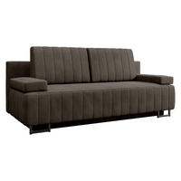SCHLAFSOFA Laguna - Dunkelbraun/Schwarz, Holz/Textil (200/90/90cm) - MIRJAN24