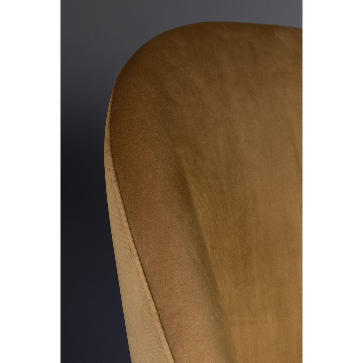 ESSZIMMERSTUHL Barbara Karamell/ Dunkelgelb - 2 er Set - Braun, Textil (51/85.5/59cm) - Dutchbone
