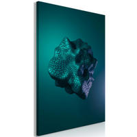 KUNSTDRUCK Grün 40/60 cm - Lila/Grün, Textil (40/60cm) - KUNSTLOFT