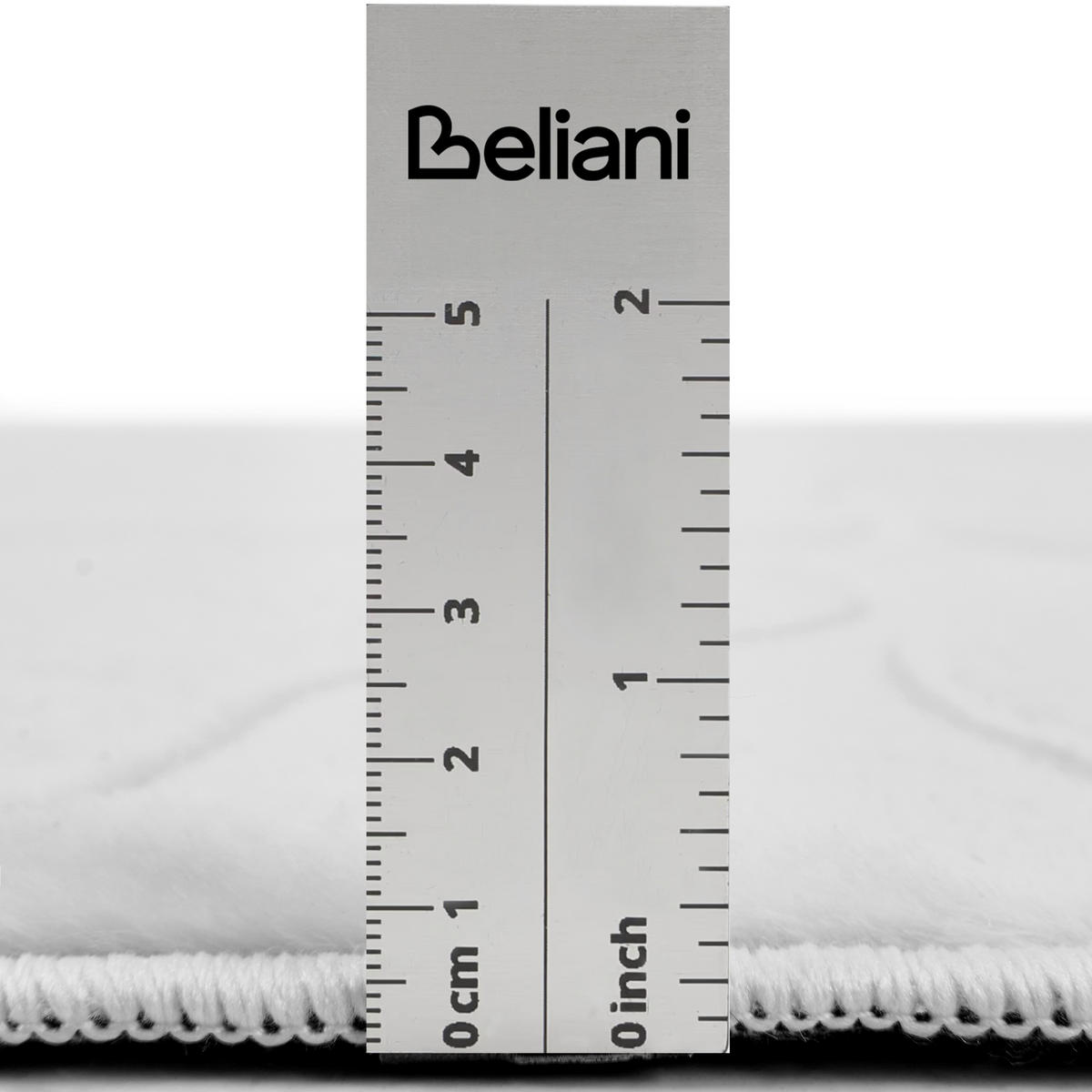 TEPPICH Hellgrau 160/160 cm Borah - Hellgrau/Grau, Textil (160/160cm) - Beliani