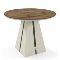 TISCH Kaschmir Frega Ausziehbar - Kaschmir/Dunkelbraun, Holzwerkstoff (196/120/76cm) - Sepro Meble
