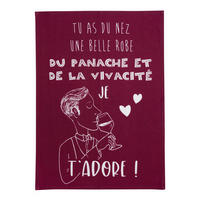 KÜCHENTUCH Panache bordeauxrot 50 x 70 cm - Bordeaux, Textil (70/50cm) - Winkler