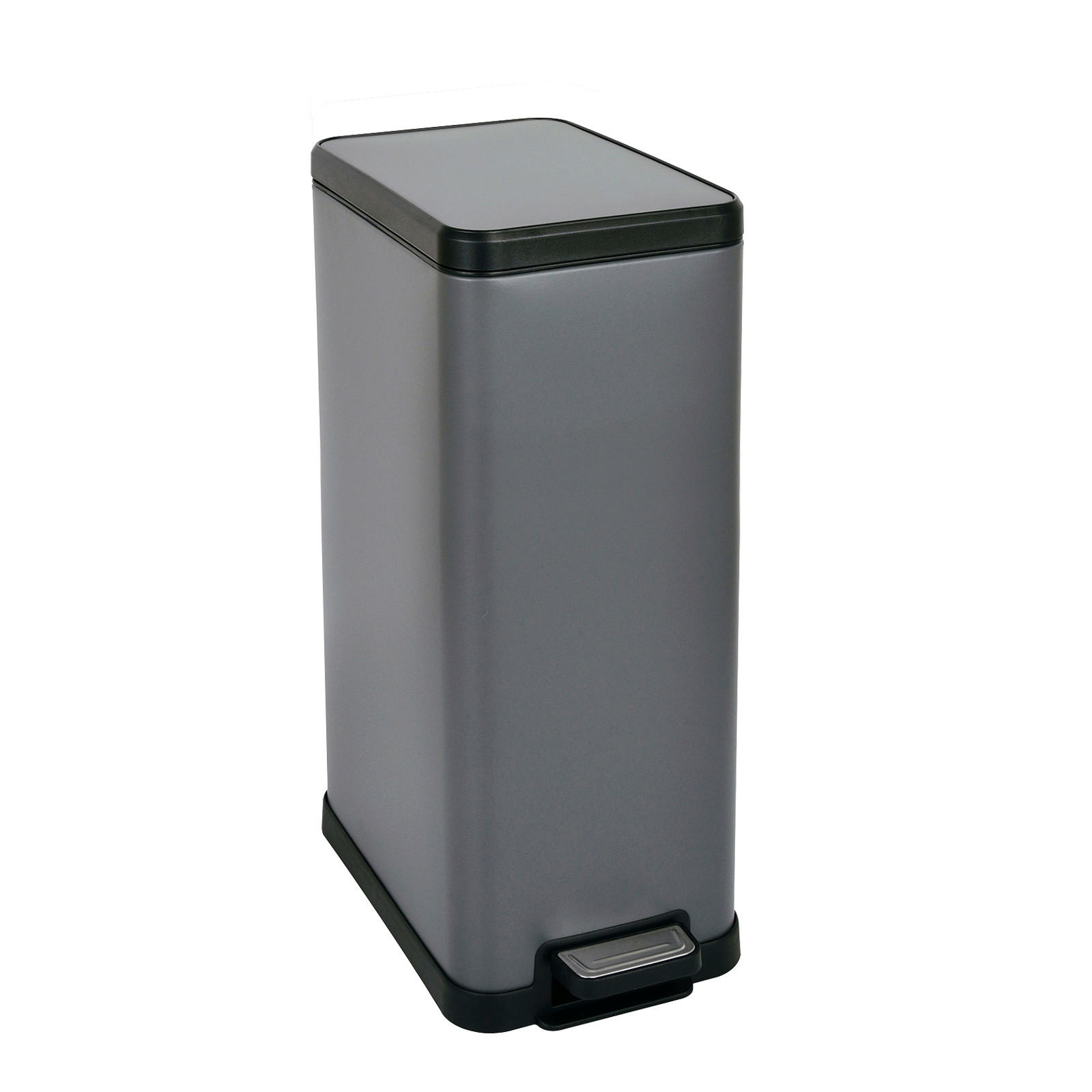 MÜLLEIMER STM18 18L Grau - Grau, Metall (20/53.5/36cm) - SVITA