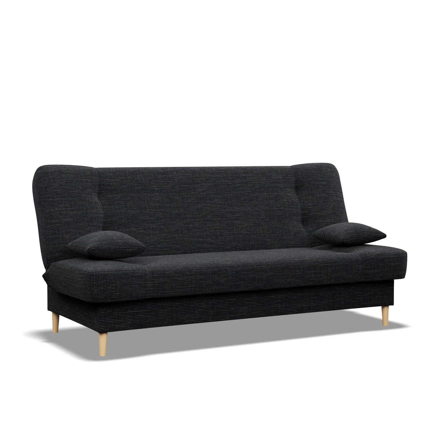 SOFA 3-SITZER MIT SCHLAFFUNKTION SAVANA Dunkelblau - Dunkelblau, Textil (93/96/200cm) - Mebligo