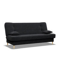 SOFA 3-SITZER MIT SCHLAFFUNKTION SAVANA Dunkelblau - Dunkelblau, Textil (93/96/200cm) - Mebligo