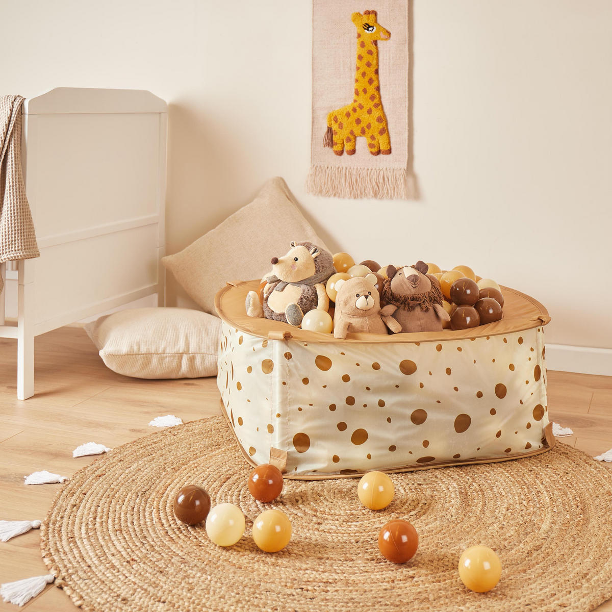 BÄLLE für Bälldebad 100 Stück Chocolate - Multicolor, Kunststoff (35/20cm) - Bieco Spielwaren