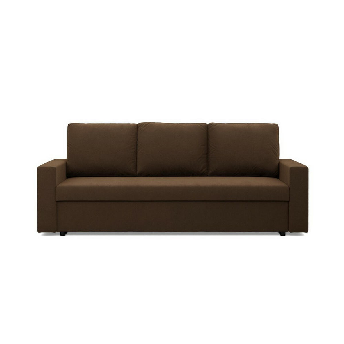 SOFA Neo mit gerader Armlehnen braun - Braun, Textil (220/85/92cm) - SIMKAM Furniture