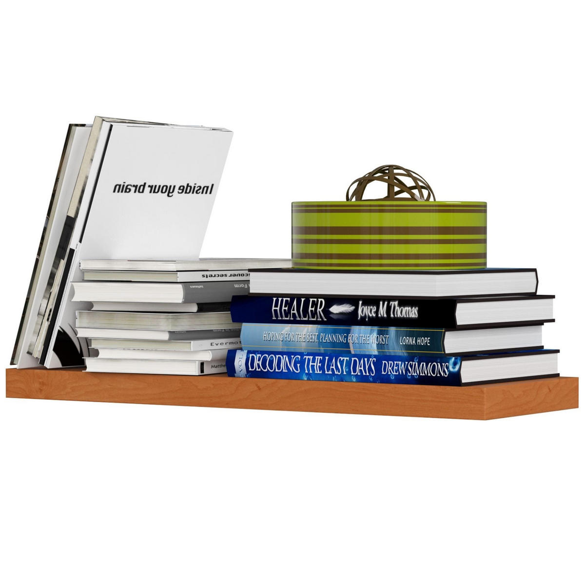 WANDREGAL Erlefarben 3/60/20 - Erlefarben, Holzwerkstoff (60/3/20cm) - RAUMHIRSCH FURNITURE