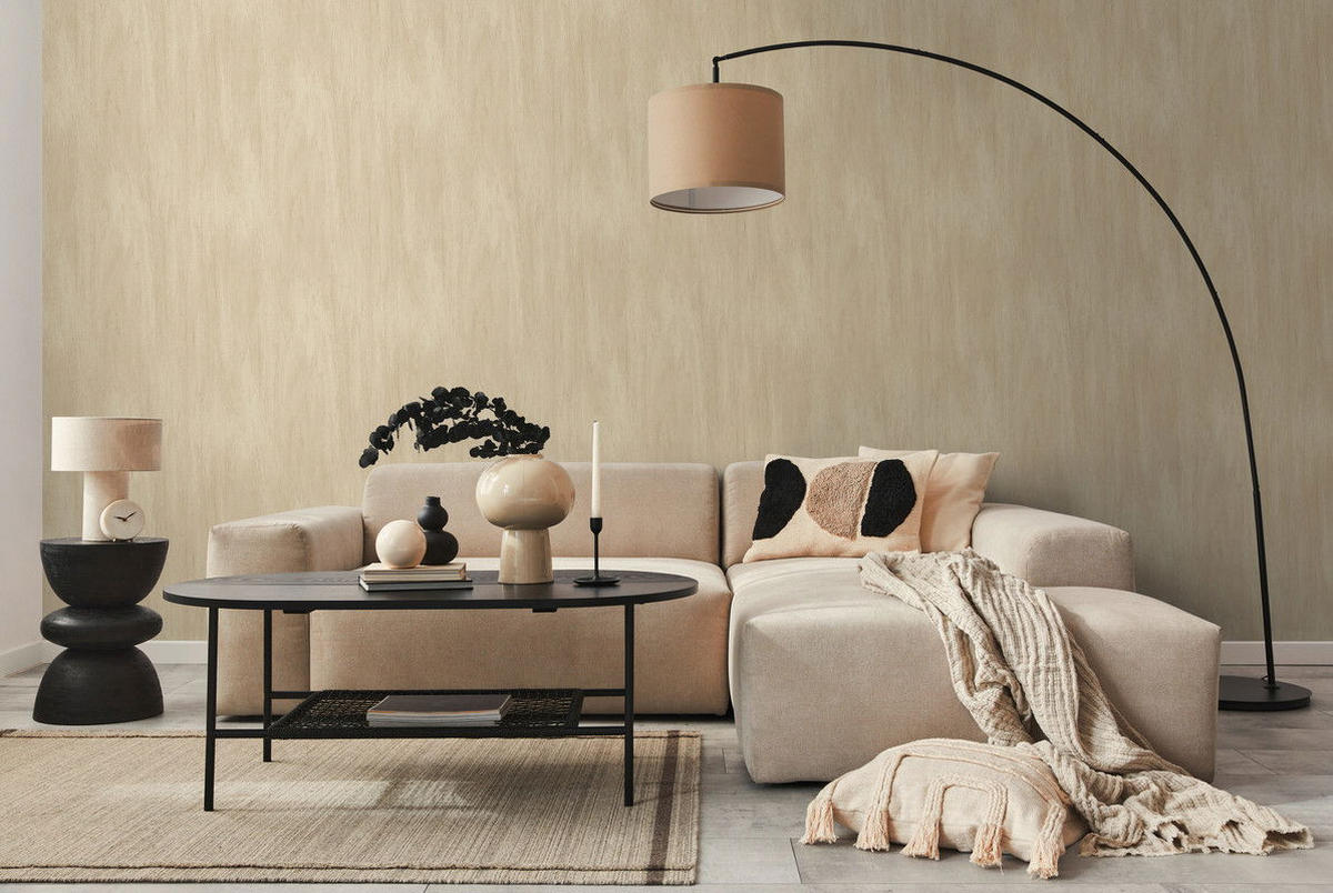 VLIESTAPETE Braun 53/1005 cm - Braun, Textil (53/1cm) - KUNSTLOFT