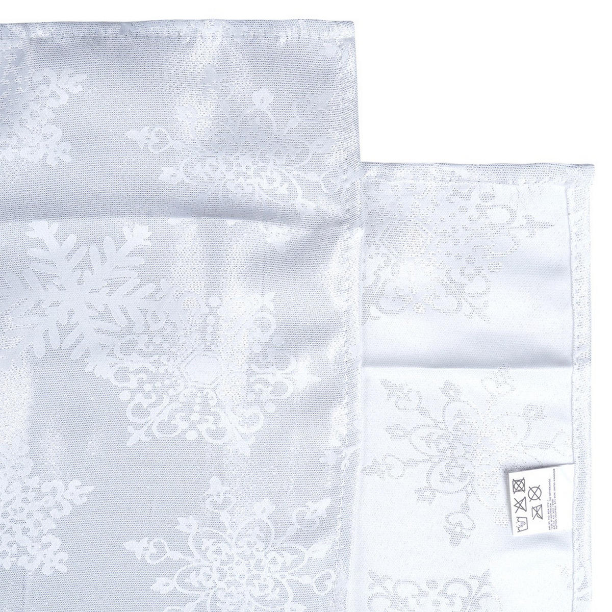 WEIHNACHTSTISCHDECKE Fleckenabweisend 220 x 150 cm - Weiß, Textil (220/150cm) - Excellent Houseware