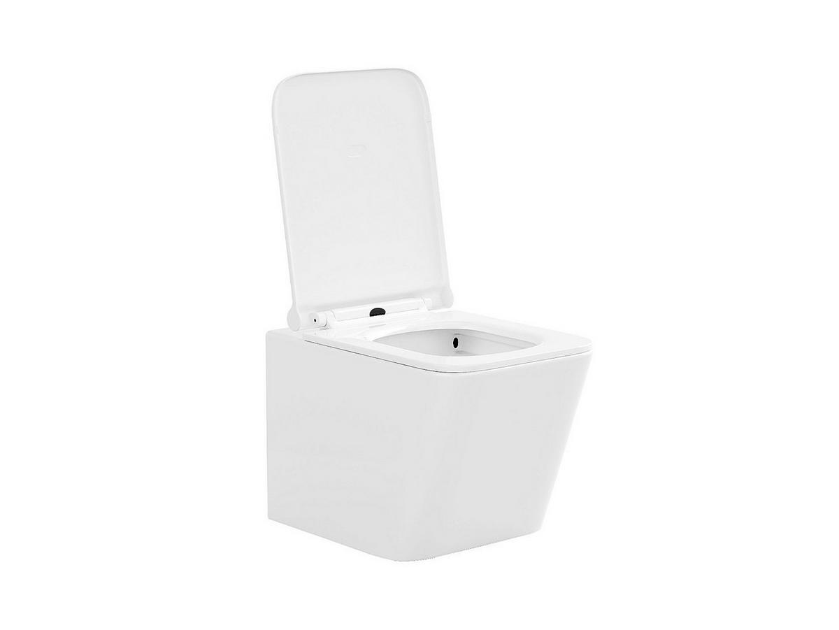 HÄNGE WC - 35.5 cm x 51.5 cm - keramik - weiß Clemona - Weiß, Keramik (35.5/34/51.5cm) - Vente-Unique