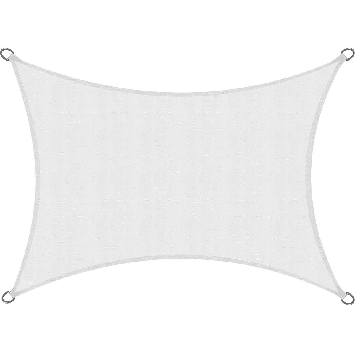 SONNENSEGEL SolVision PS9 200/300 cm rechteckig Weiß PE - Weiß, Kunststoff (300/200cm) - Sol Royal