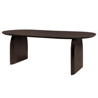 MASSIVER ESSTISCH - Mango massiv - Dunkelbraun, Holz (100/220/77cm) - home24