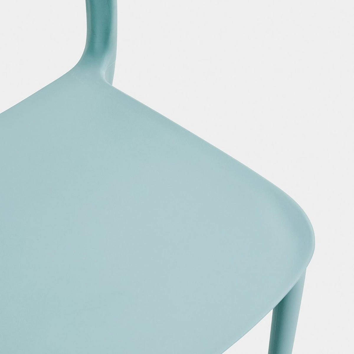 STUHL FÜR DRAUSSEN Klint Grün 46 cm x 83 cm - Grün, Kunststoff (46/83/58cm)