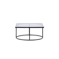 COUCHTISCH 90x90cm - Schwarz, Holzwerkstoff (90/90/42cm) - ebuy24