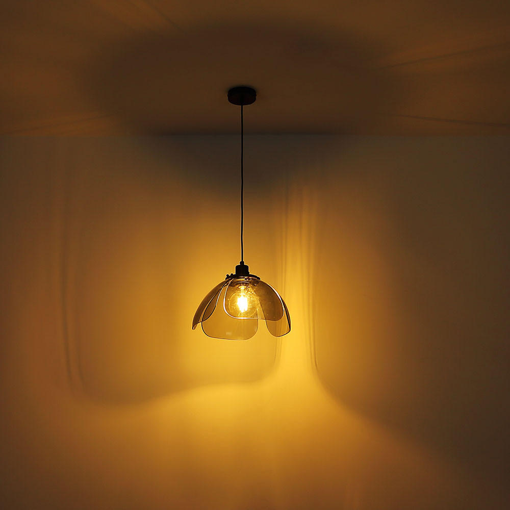 LED HÄNGELEUCHTE Metall Schwarz - Schwarz, Glas (34/34/120cm) - Globo Lighting