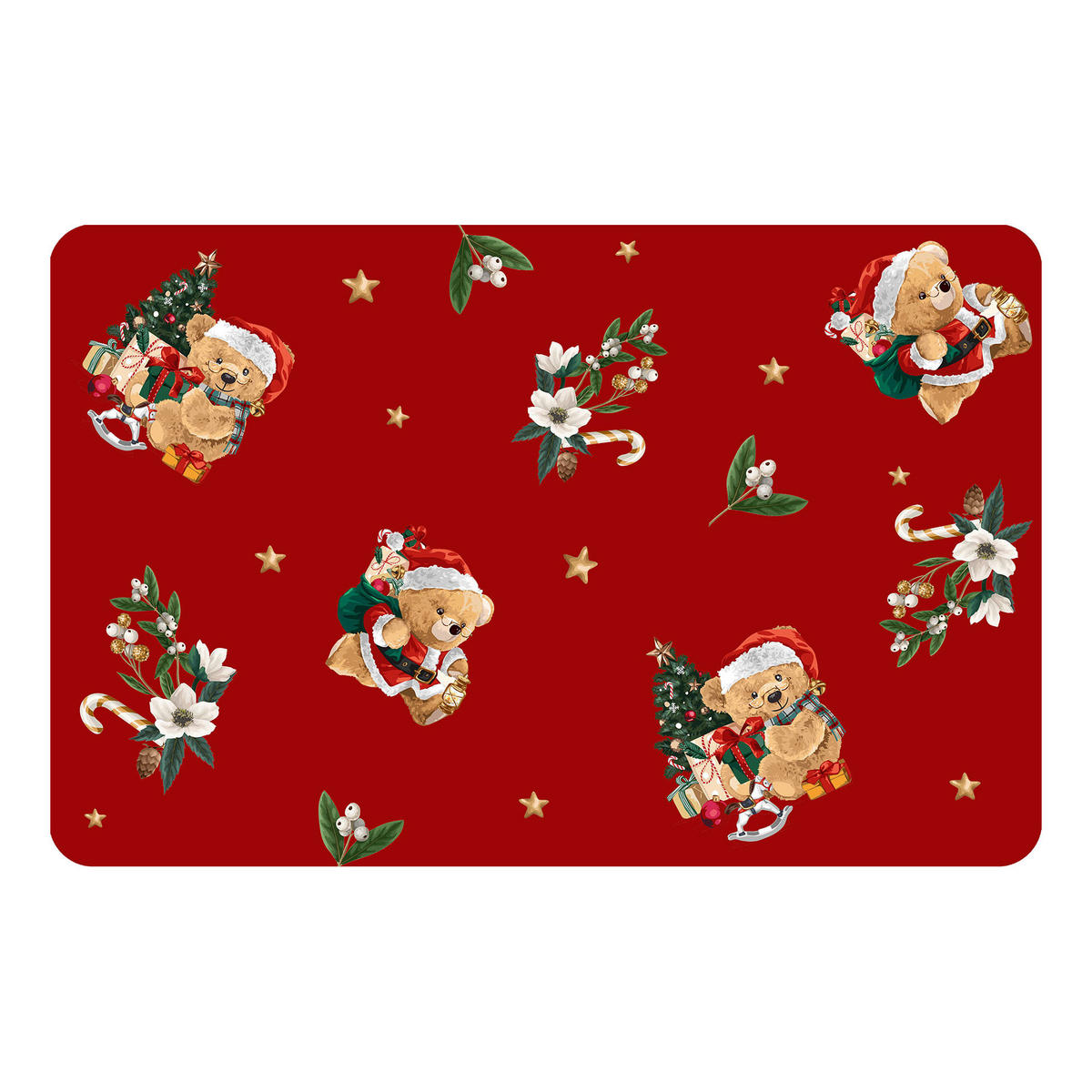 TISCHSET Beary 28,5/44 cm - Rot, Textil (44cm) - Douceur d´intérieur