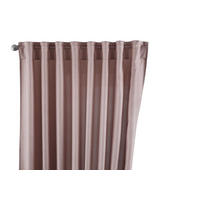 SCHLAUFENGARDINE »Jena« HxB 225x140 cm Taupe - Taupe, Textil (140/225cm) - Gardinenbox