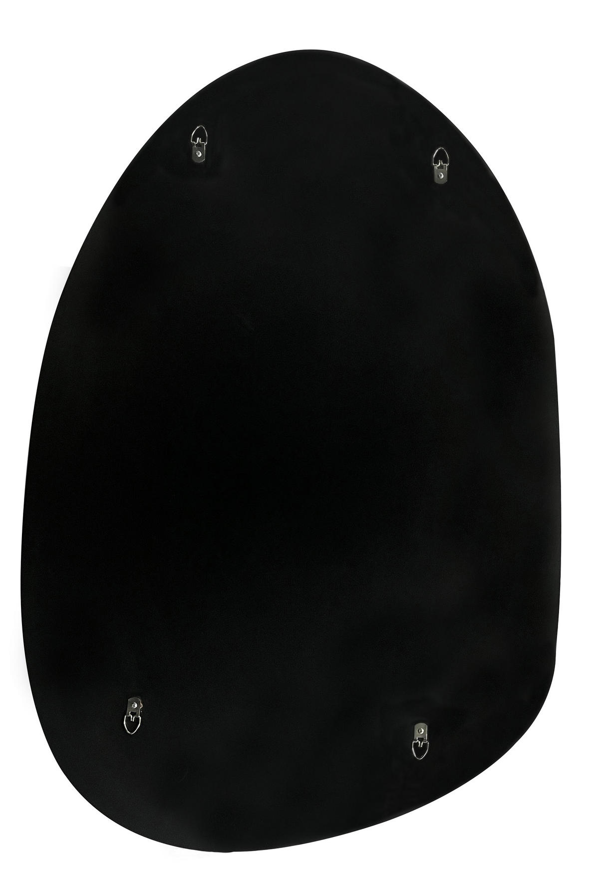 WANDSPIEGEL Oliv Schwarz - Schwarz, Metall (65/95/3cm) - Fragix