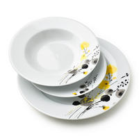 TELLERSET Lea Gelb 27/27/2.5 cm Porzellan - Gelb, Keramik (27/2.5/27cm) - Mondex