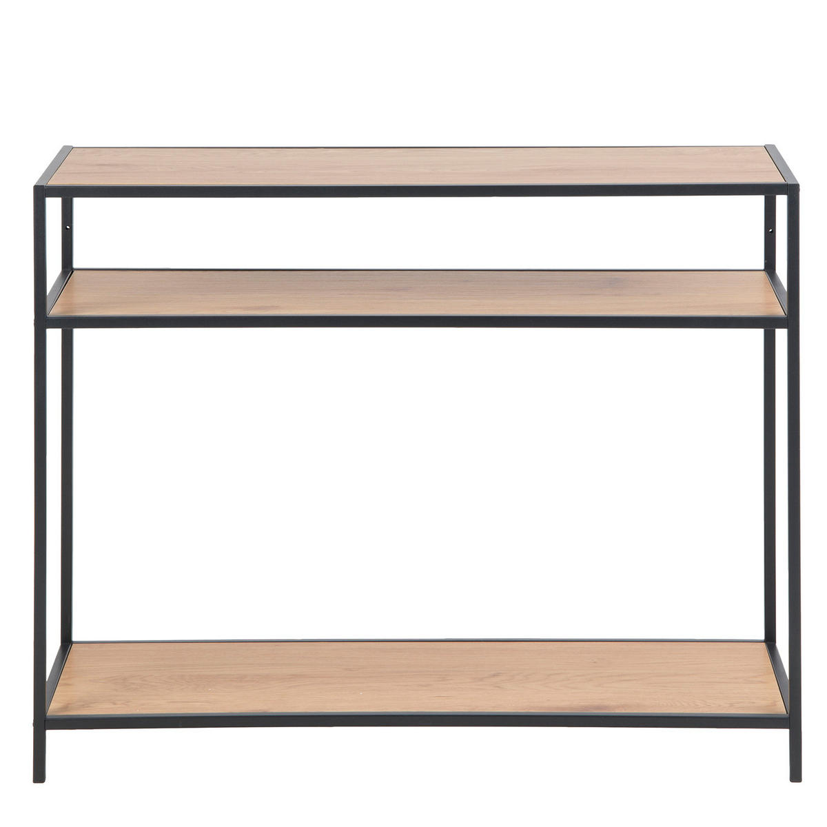 KONSOLENTISCH - Wildeiche, Holzwerkstoff/Metall (35/100/79cm) - home24