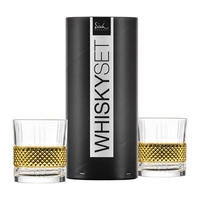 WHISKYBECHER Glen gold 330 ml 2er Set - Goldfarben, Glas (0.33L) - Eisch
