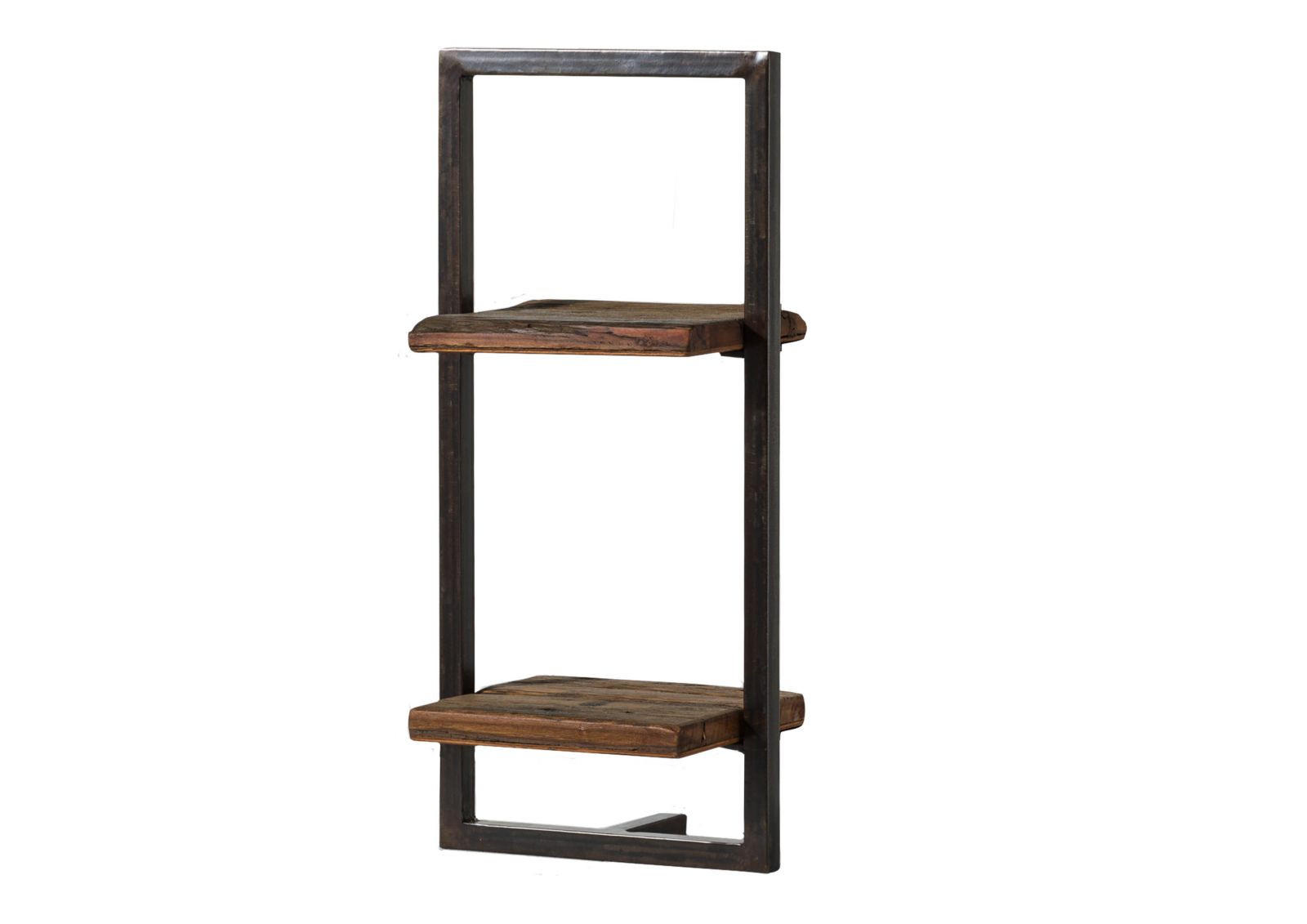 WANDREGAL Altholz 35x25x75 braun lackiert SEVILLA #09 - Braun, Holz (35/75/25cm) - Massivmoebel24