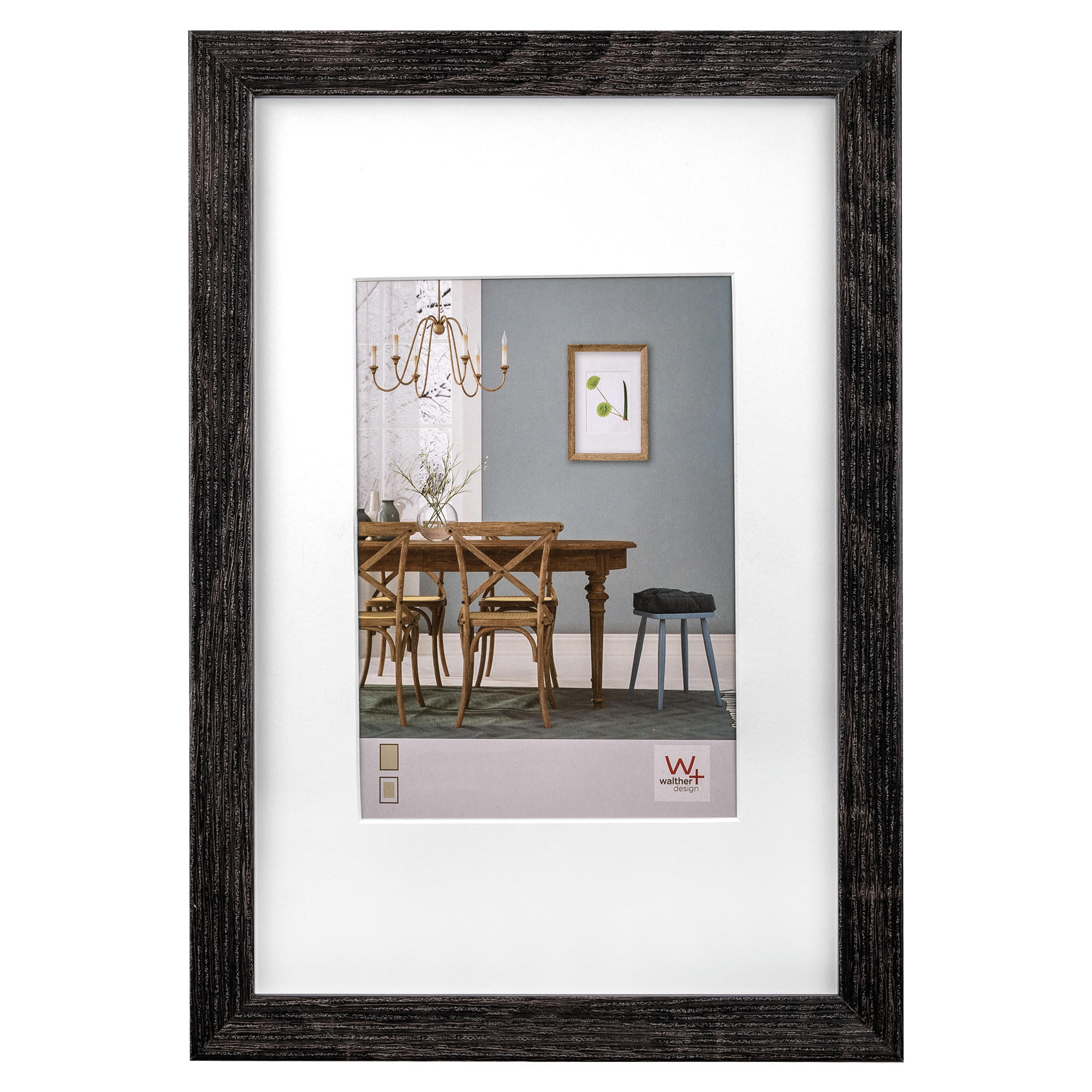 walther design Bilderrahmen Grau 25.5x31.5 cm