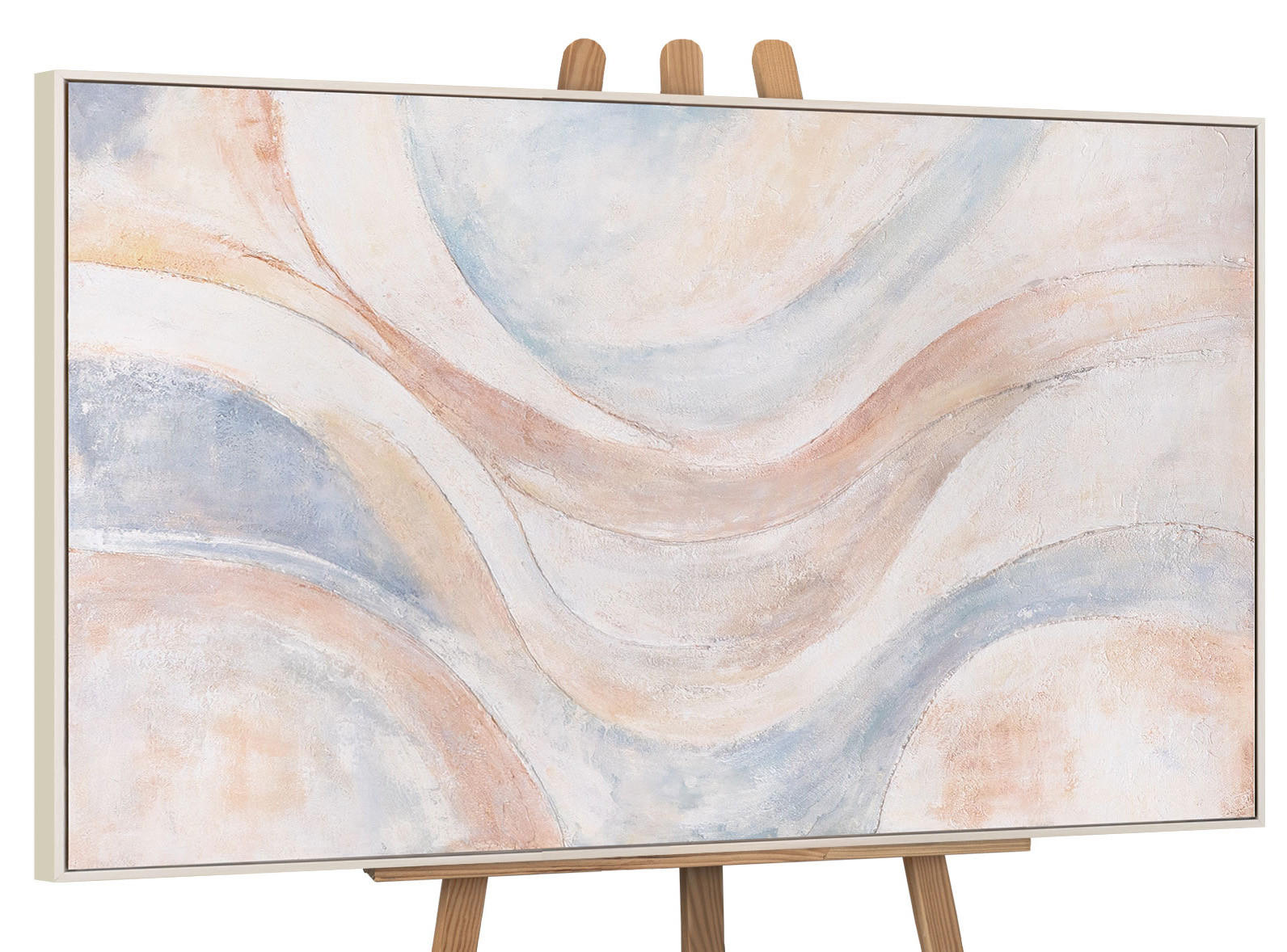 YS-art gallery Gemälde Beige 120x80 cm