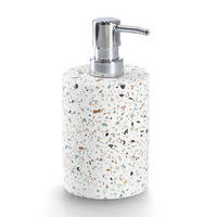 SEIFENSPENDER Terrazzo Ø 8,2 cm - Multicolor, Stein (8.2/16.8/8.2cm)