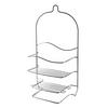 BADEZIMMERREGAL Carl 21,5/11/40,5cm Silber - Silberfarben, Metall (21.5/40.5/11cm) - Mondex
