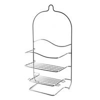 BADEZIMMERREGAL Carl 21,5/11/40,5cm Silber - Silberfarben, Metall (21.5/40.5/11cm) - Mondex