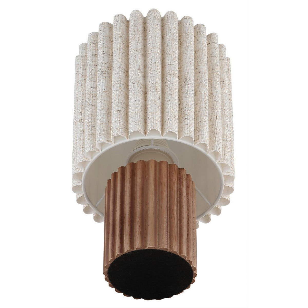 NACHTTISCHLAMPE JANNIE Holz Braun Retro - Braun, Holz (18/18/30cm) - Globo Lighting
