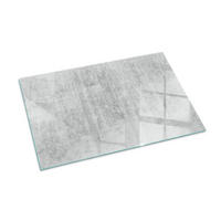 GLASPLATTE für Kamin 100x70 cm Grau - Grau, Glas (100/70/0.4cm) - ArtPrintCave