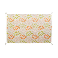 TEPPICH Beige Bunt Pflanzenblatt (120 x 180 x 1 cm) - Multicolor, Textil (120/180cm) - DKD Home Decor